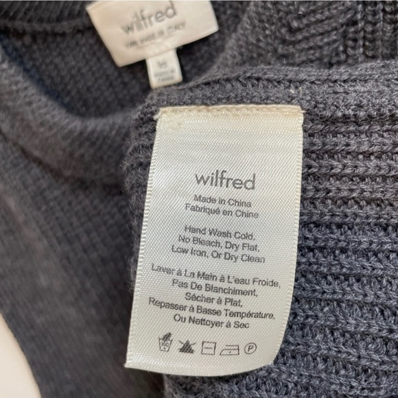 Aritzia Wilfred Palmier Sweater Tunic | 100% Wool - Picture 7 of 8